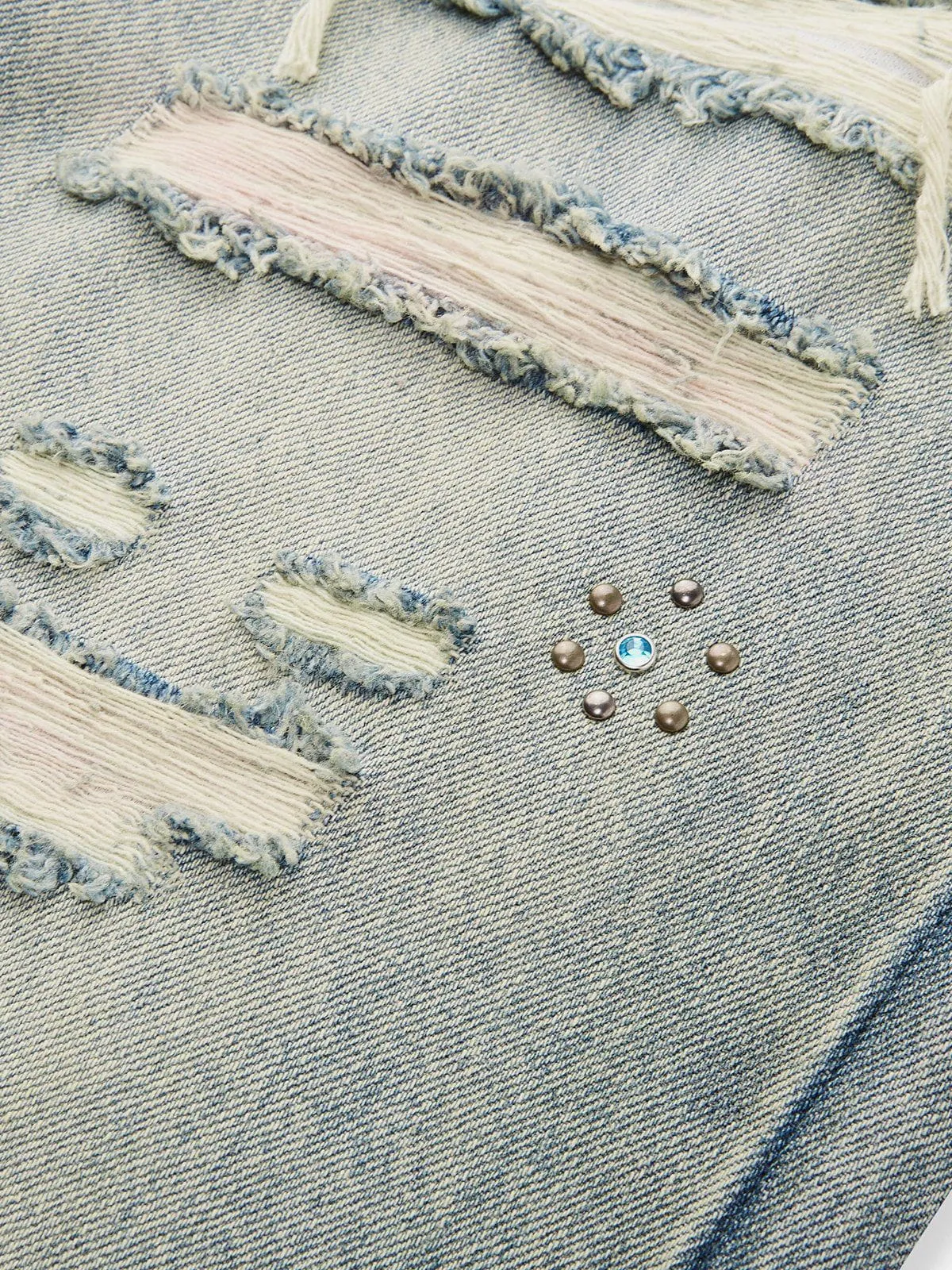 Aelfric Eden Fringe Distressed Jeans