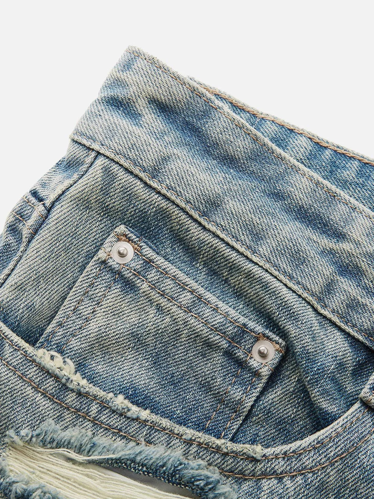 Aelfric Eden Fringe Distressed Jeans