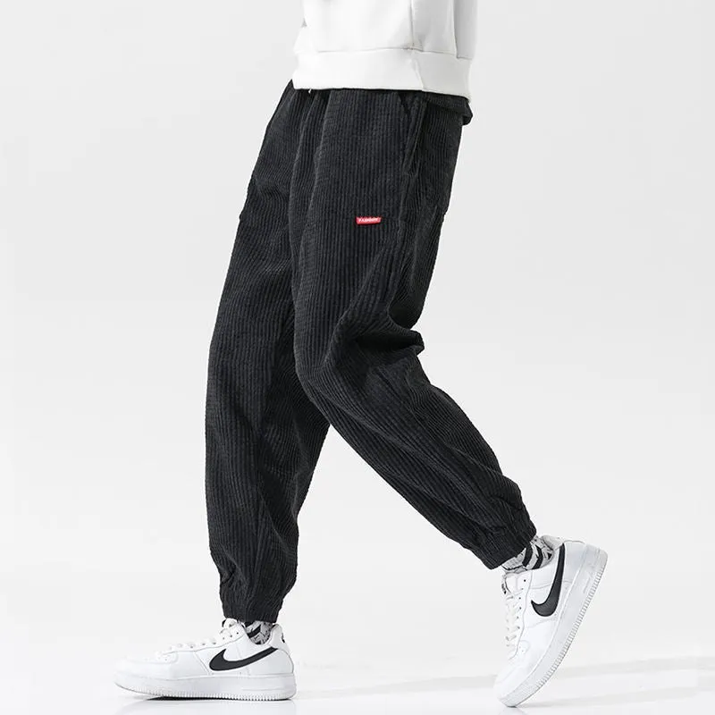 All Match Loose Hong Kong Style Men’s Casual Pants – Comfortable & Trendy Streetwear