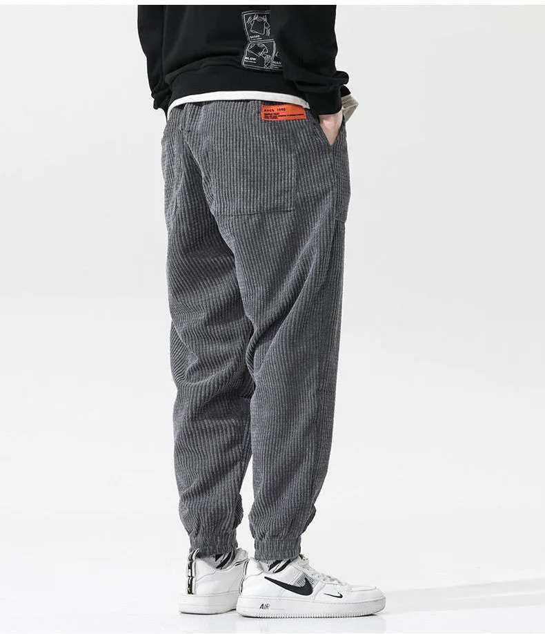 All Match Loose Hong Kong Style Men’s Casual Pants – Comfortable & Trendy Streetwear