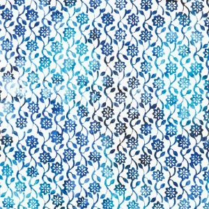 Artisan Batiks - Hermosa Vines Marine Yardage