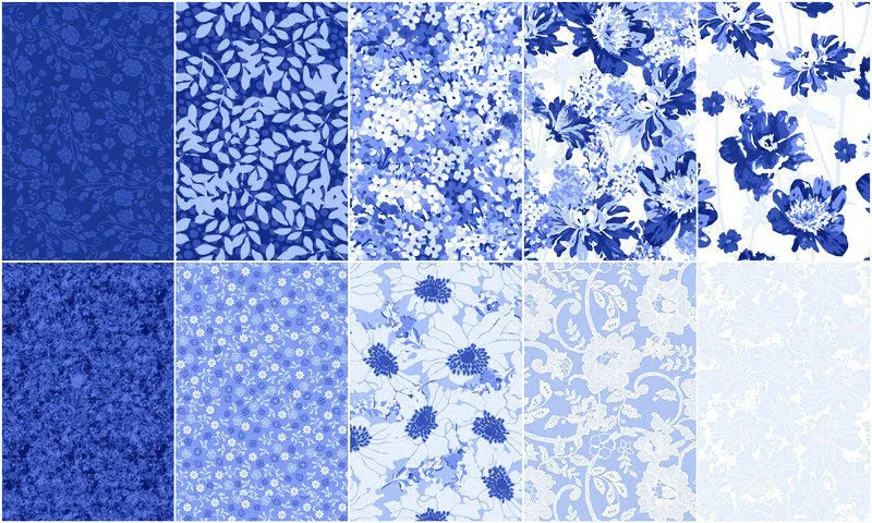 Chintz Floral Favorites 10" Squares
