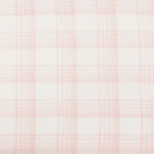 Crepe Chiffon - DAISY - Big Plaid - Light Pink
