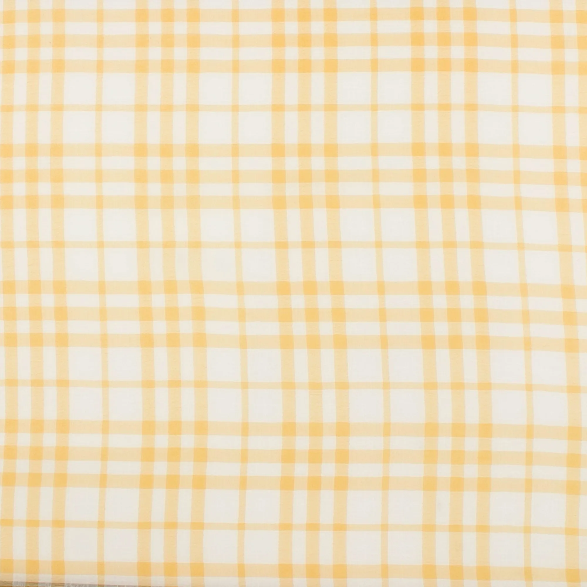 Crepe Chiffon - DAISY - Medium Plaid - Wheat