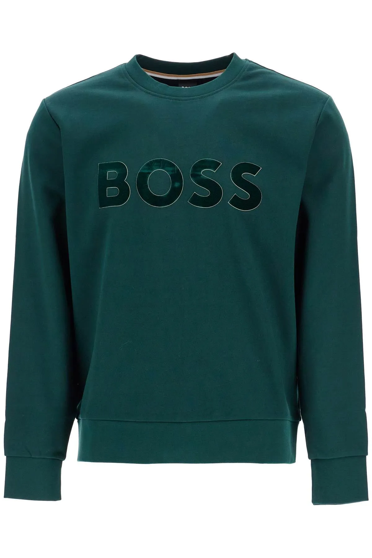 Crew Neck Terry Cotton Sweatshirt