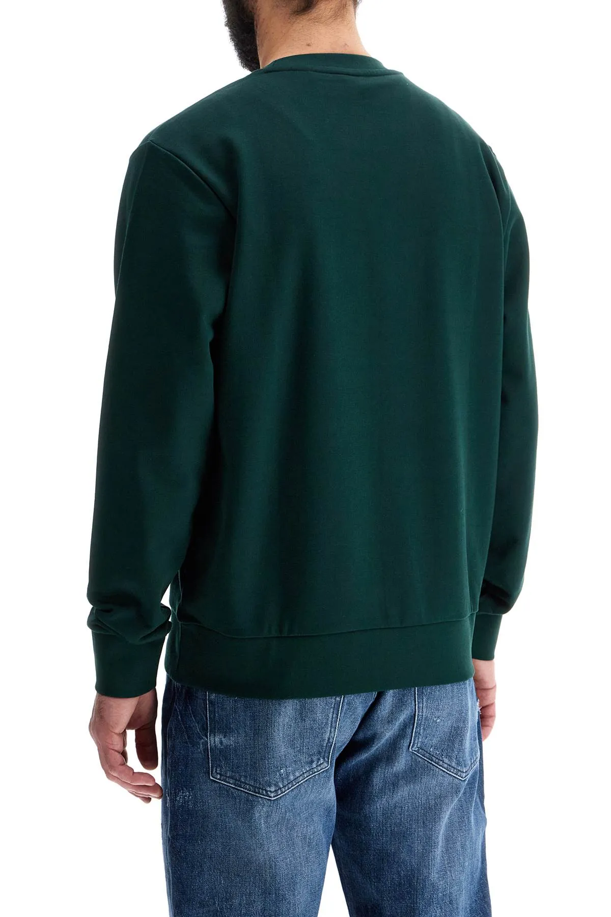 Crew Neck Terry Cotton Sweatshirt