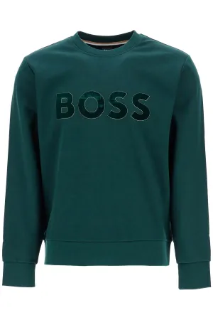 Crew Neck Terry Cotton Sweatshirt