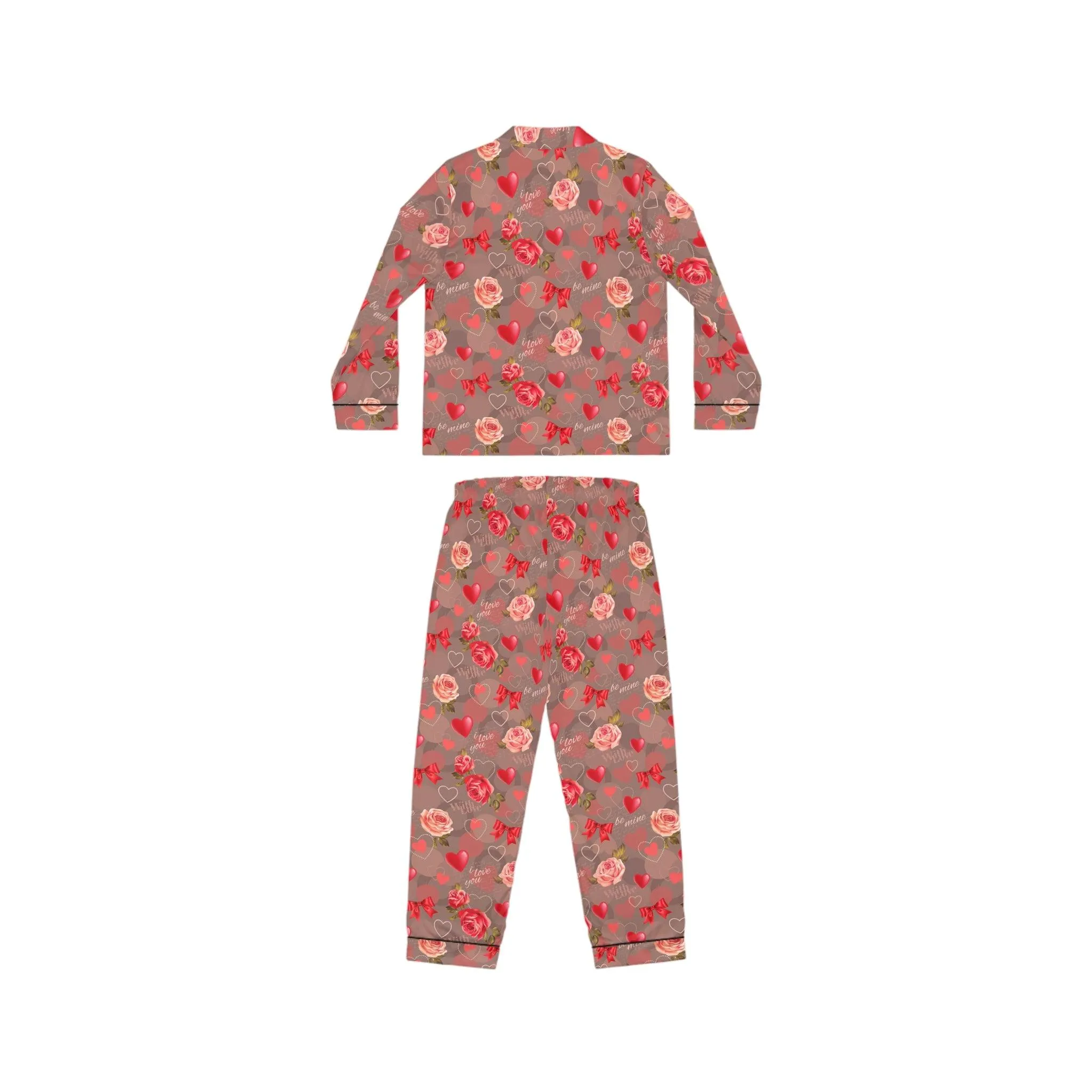 Customizable Satin Sleepwear Set for Women