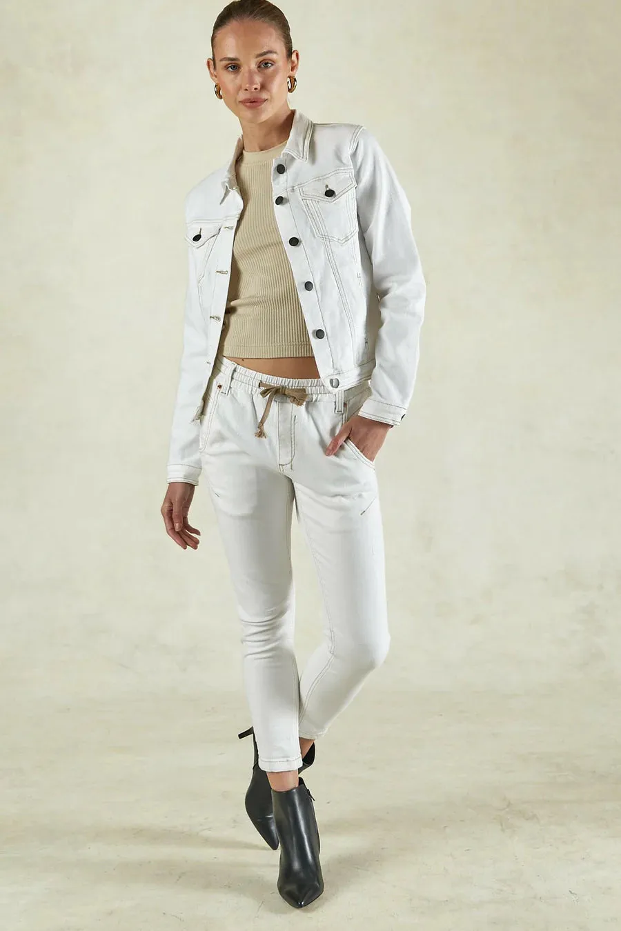 Dricoper Active White Jeans