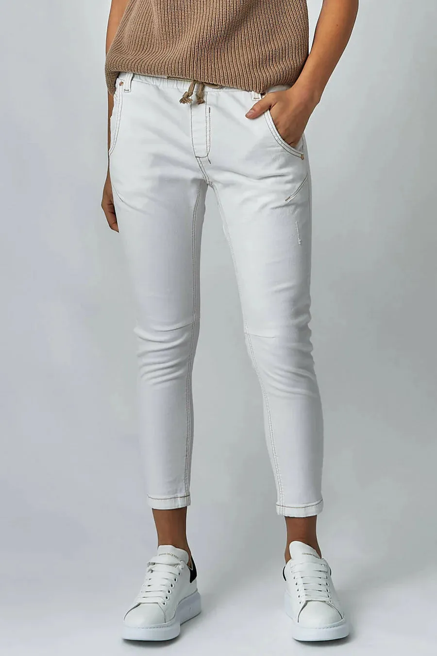 Dricoper Active White Jeans
