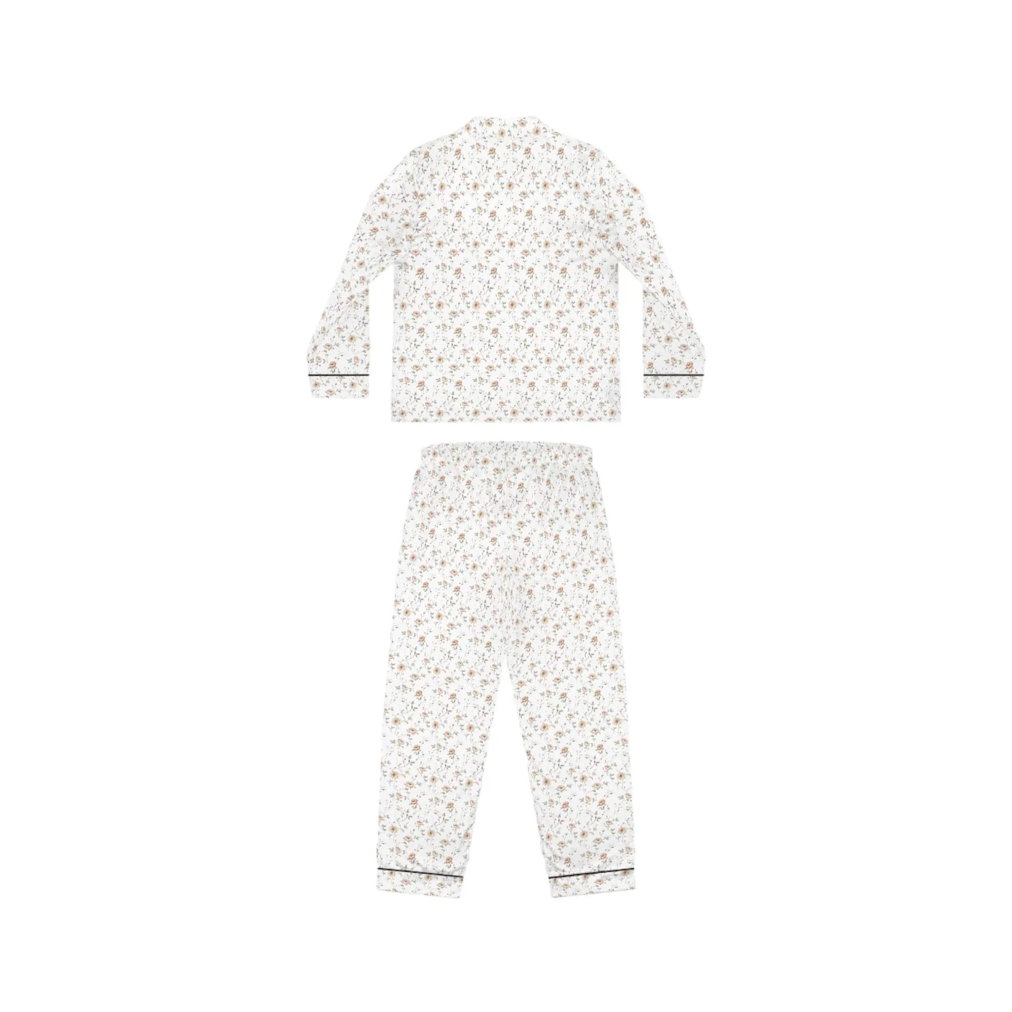 Floral Satin Pajama Set