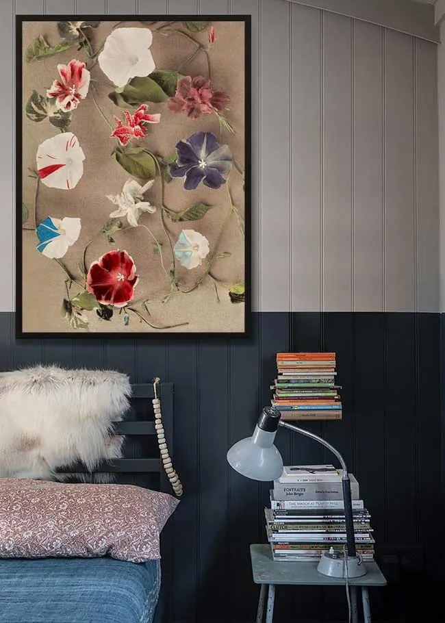 Group of Morning Glories Ogawa Kazumasa Flowers Print