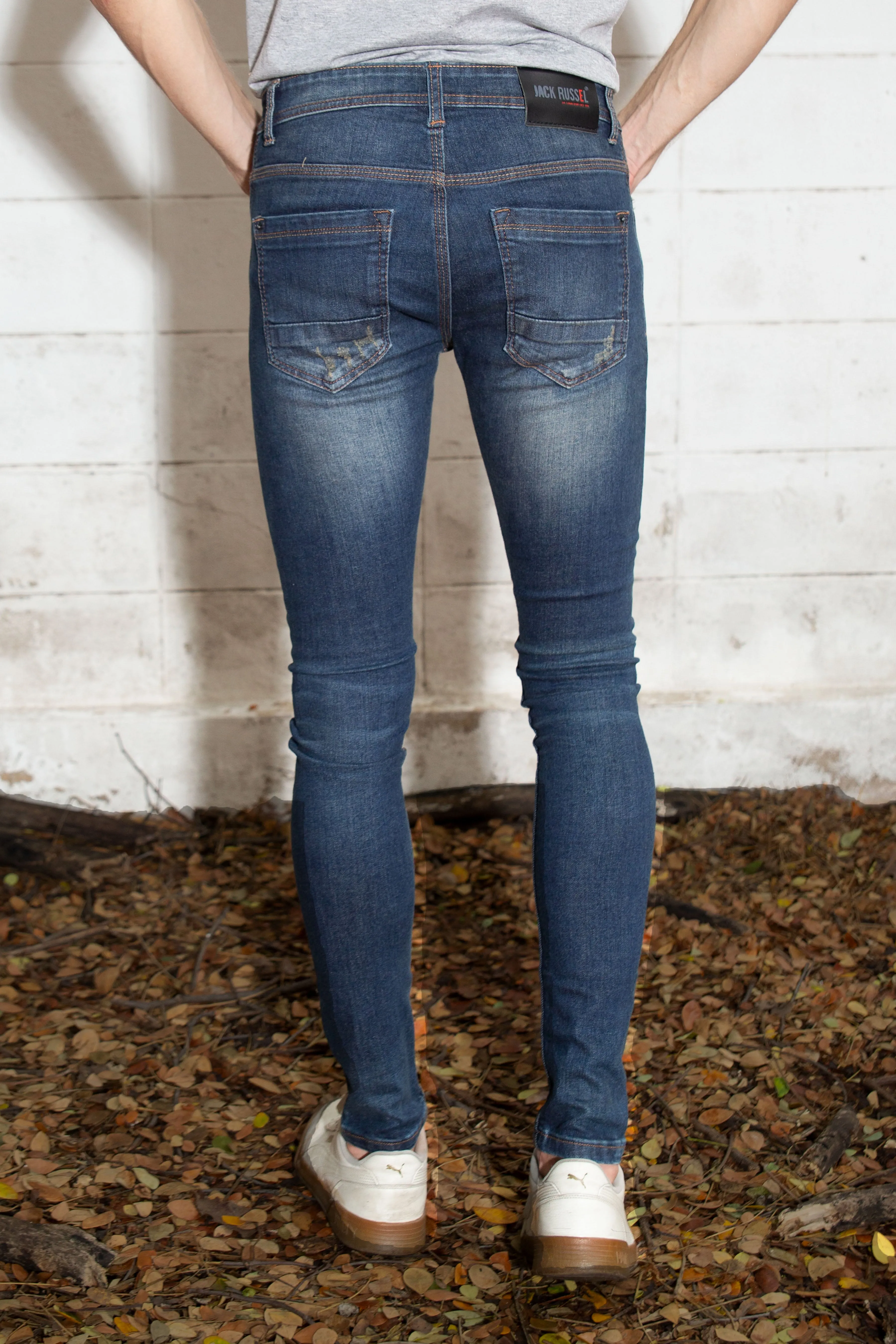 Jack Russel - Men Jeans - Handwerk J-595 Skinny Fit Buzzsaw Wash