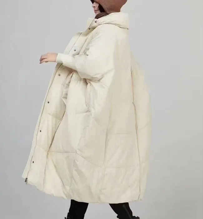Light Weight Women Winter Puffer Coat, Loose 90% Duck Down Jackets Warm Coat/ 032