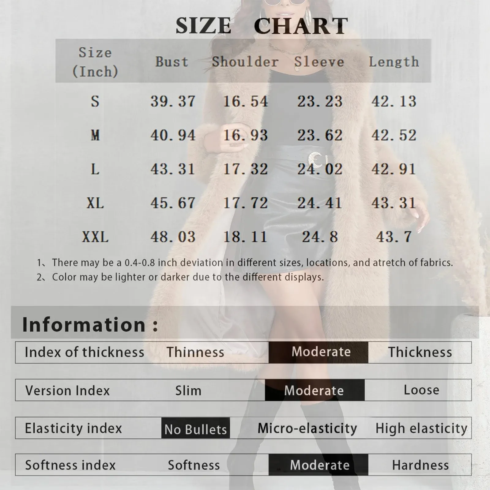 Luxy Mid Faux Fur Coat