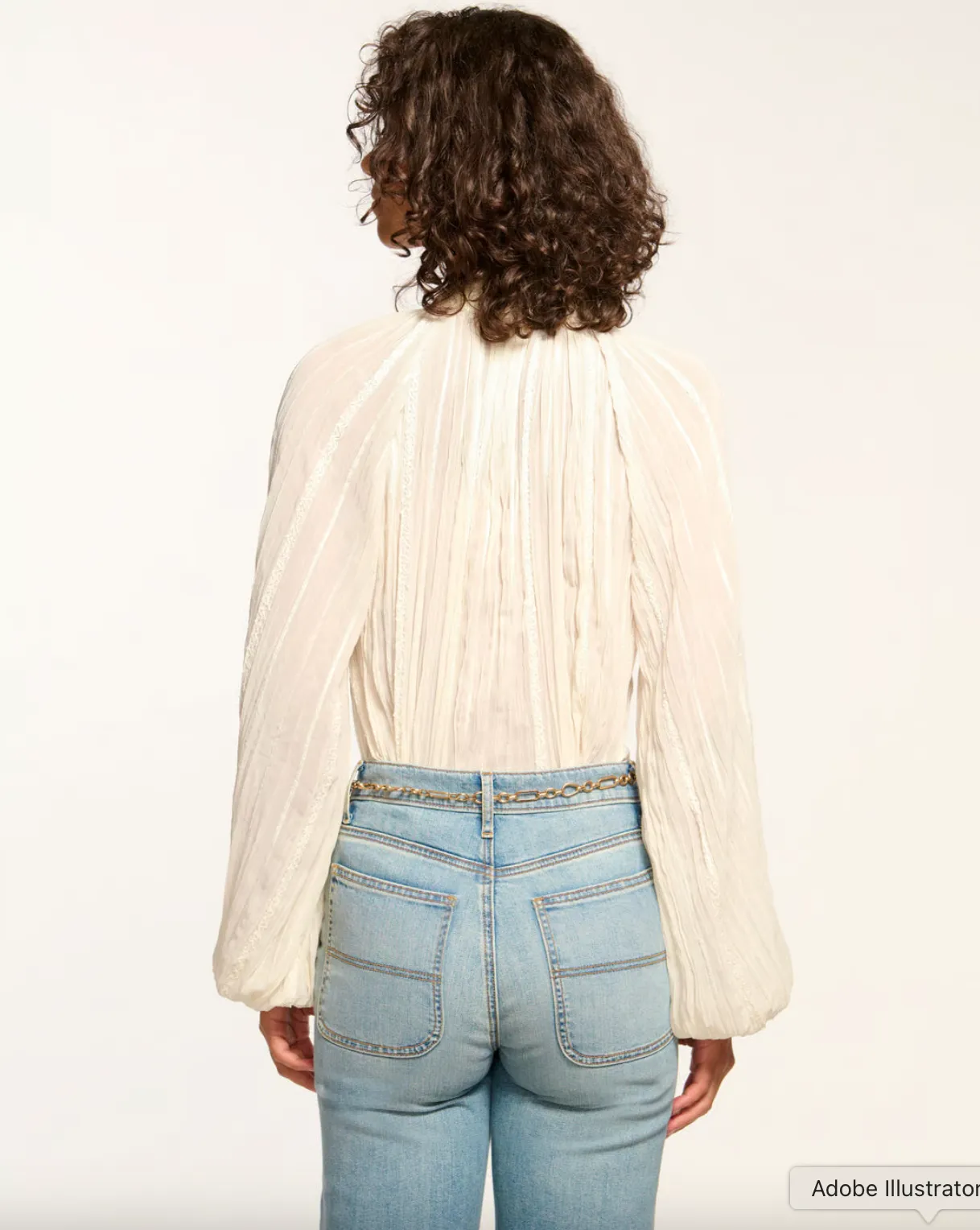 Nellie Button Down Blouse - Ivory