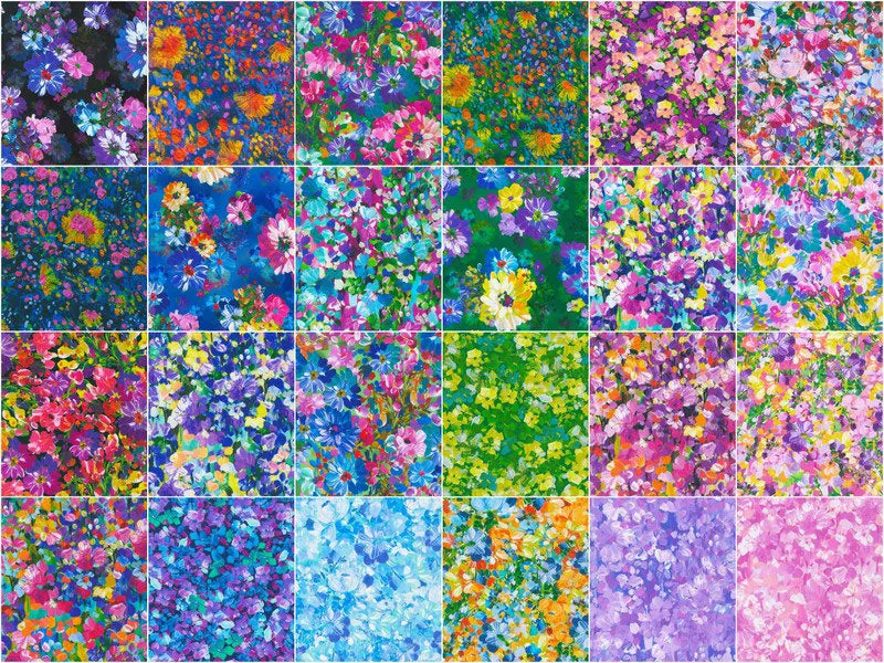 Painterly Petals Meadow Charm Pack