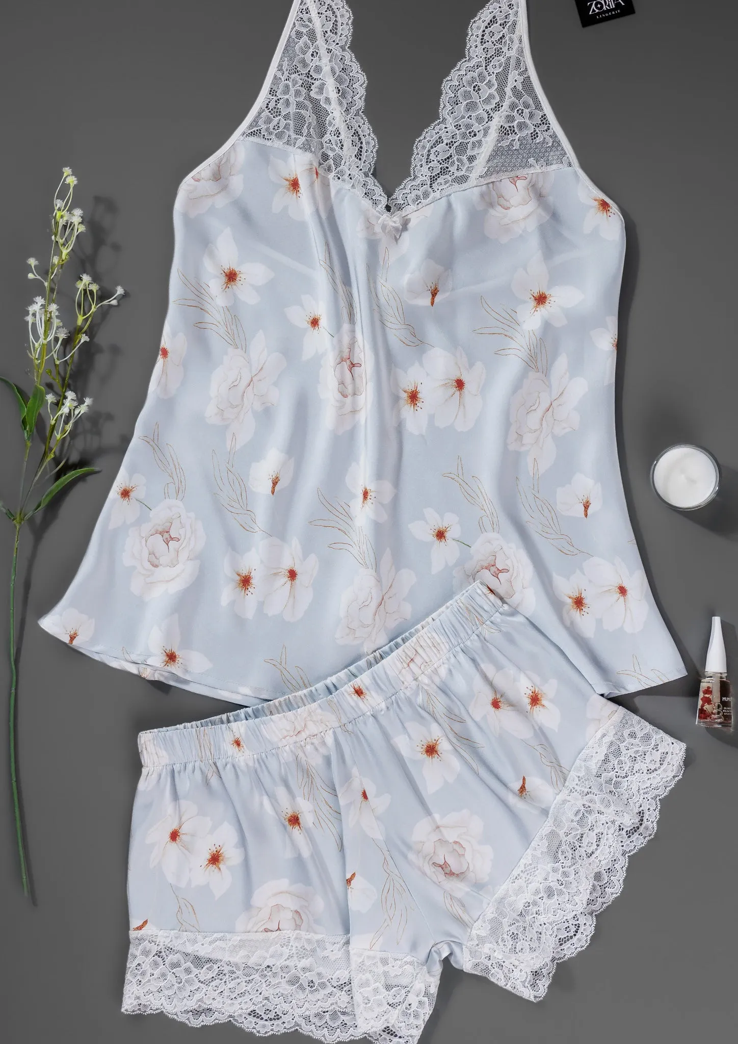Pajama Short Set 2 Pics 3485