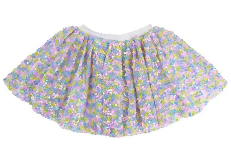 Pastel Petite Sequin Lavender Blue Tutu: 2-6 year