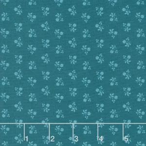 Red White and Beautiful - Sprigs Blue Yardage