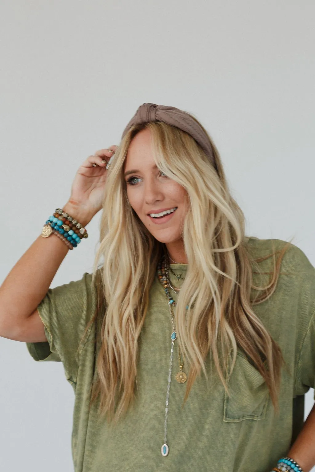 Sail Away Knot Headband - Mocha