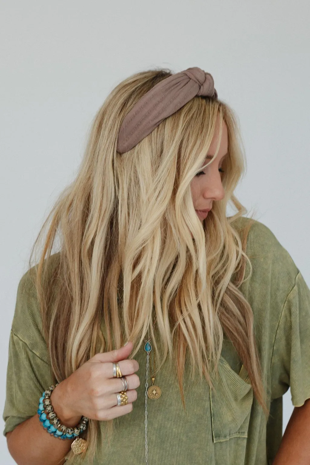 Sail Away Knot Headband - Mocha