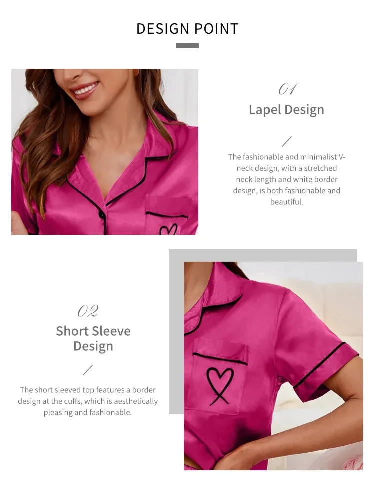 Silky Luxe Lounge Set - Waist Tie PJs