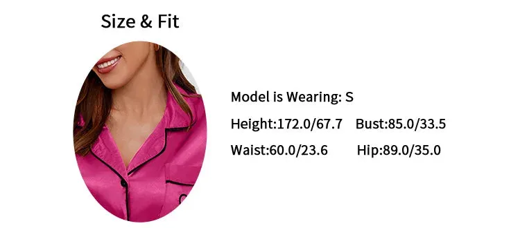 Silky Luxe Lounge Set - Waist Tie PJs