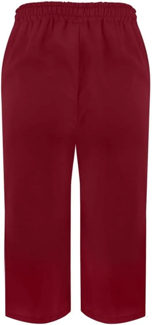 Striped Linen Pants Womens Work Business Capri Pant Lightweight Summer for Women 2025 Ladies Pinstripe Trousers