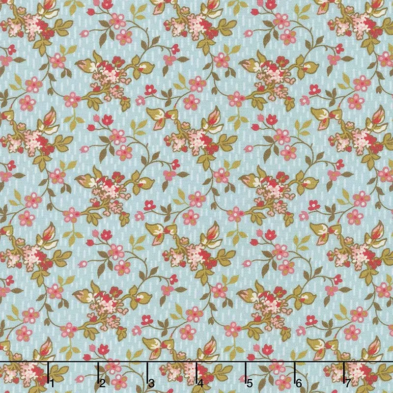 Super Bloom - Jasmine Dakota Sky Yardage