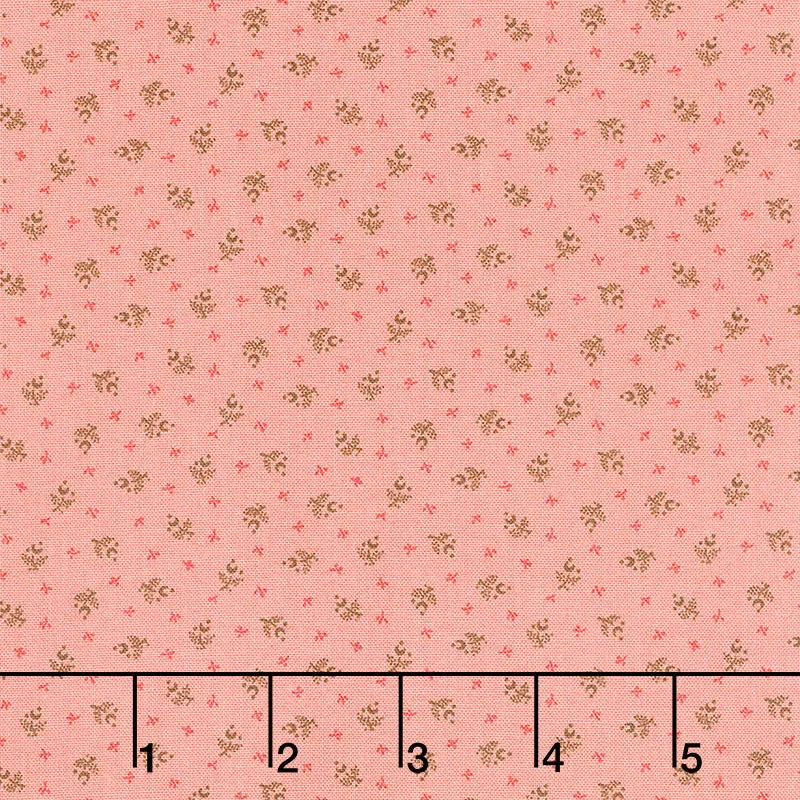 The Seamstress - Moonflower Antique Rose Yardage