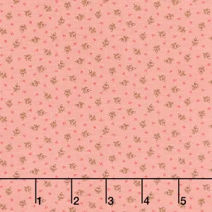 The Seamstress - Moonflower Antique Rose Yardage