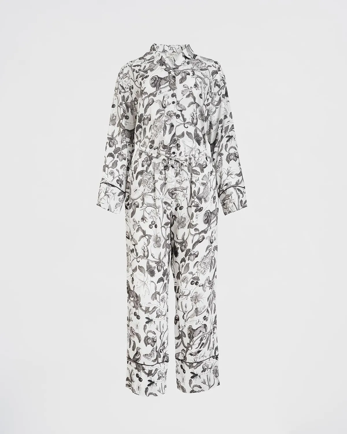 Tree of Life Monochrome Long Pajamas