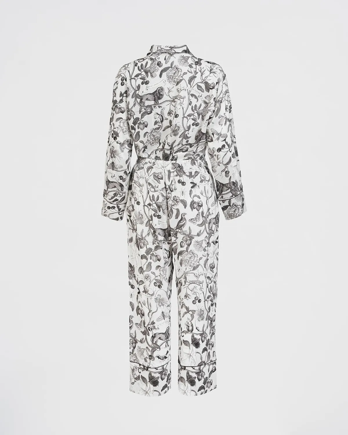 Tree of Life Monochrome Long Pajamas