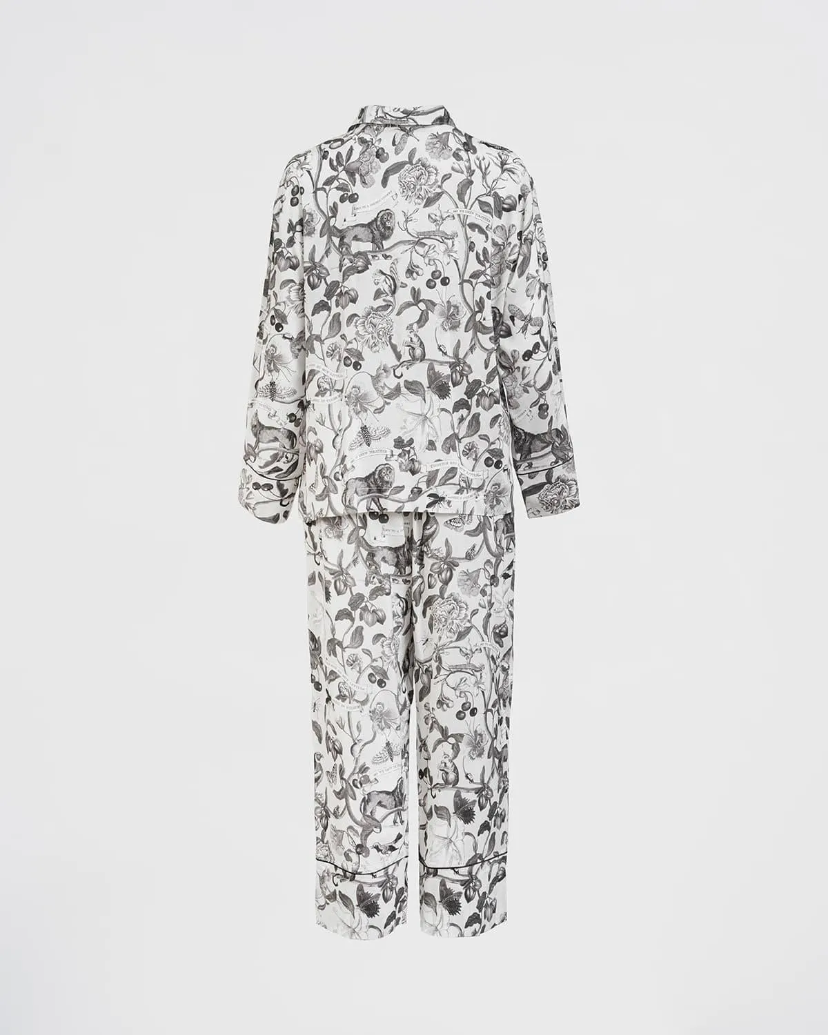 Tree of Life Monochrome Long Pajamas