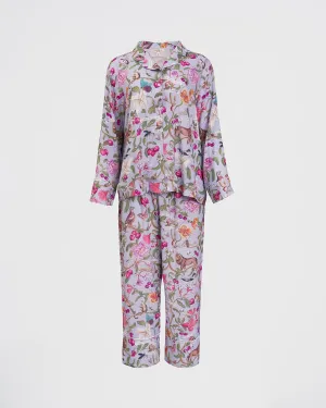 Tree of Life Vintage Blue Long Pajamas