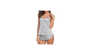 Women's Satin Pajama Set