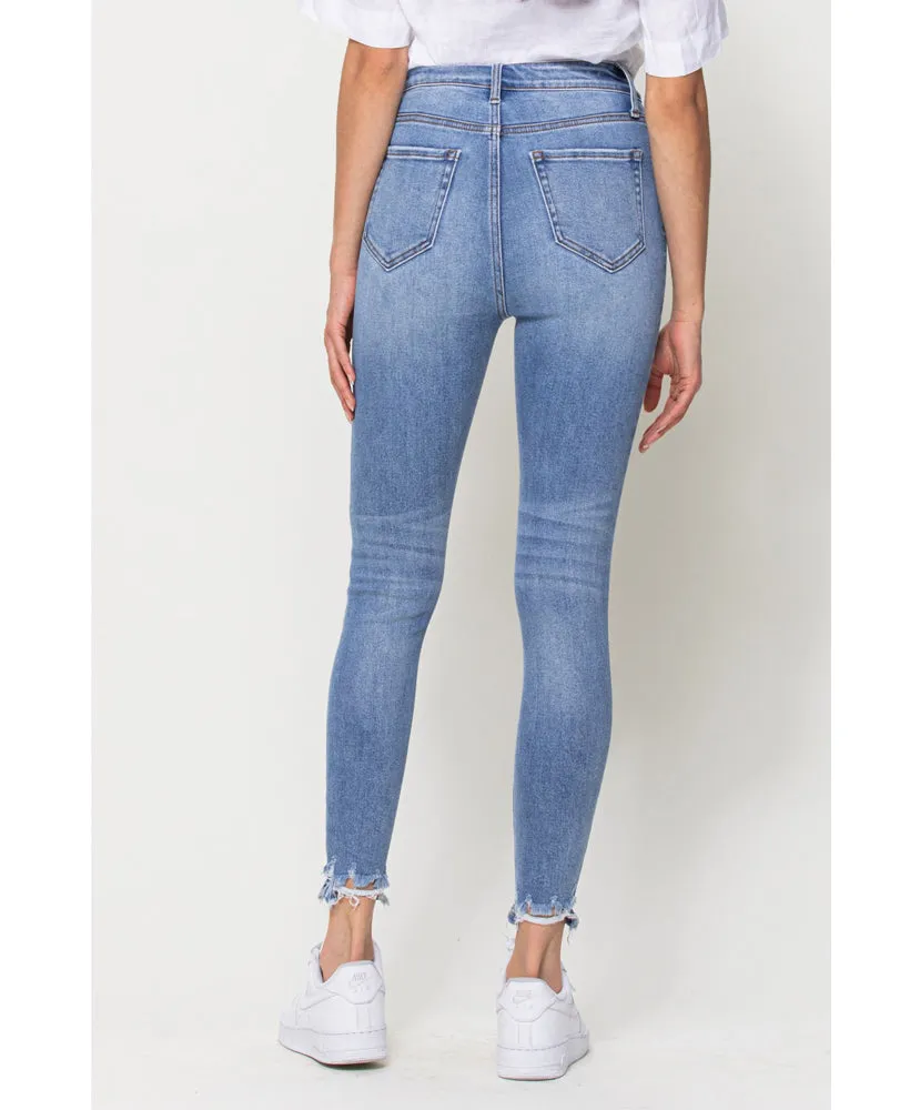 Your New Favorite High Rise Ankle Skinny Jean
